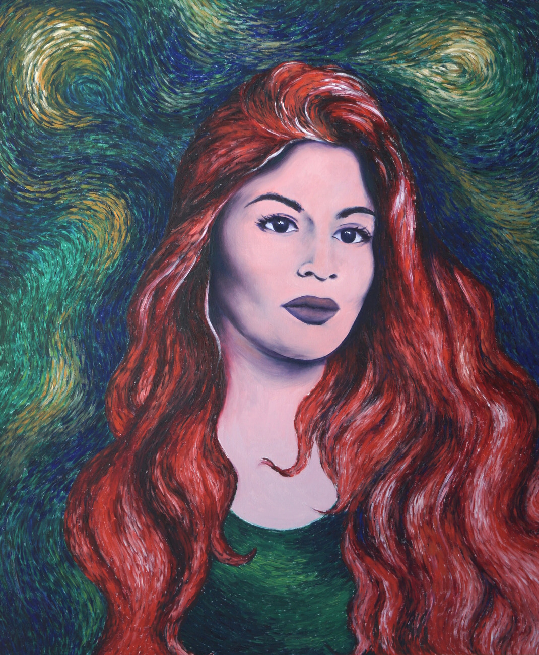 Between Worlds oil painting